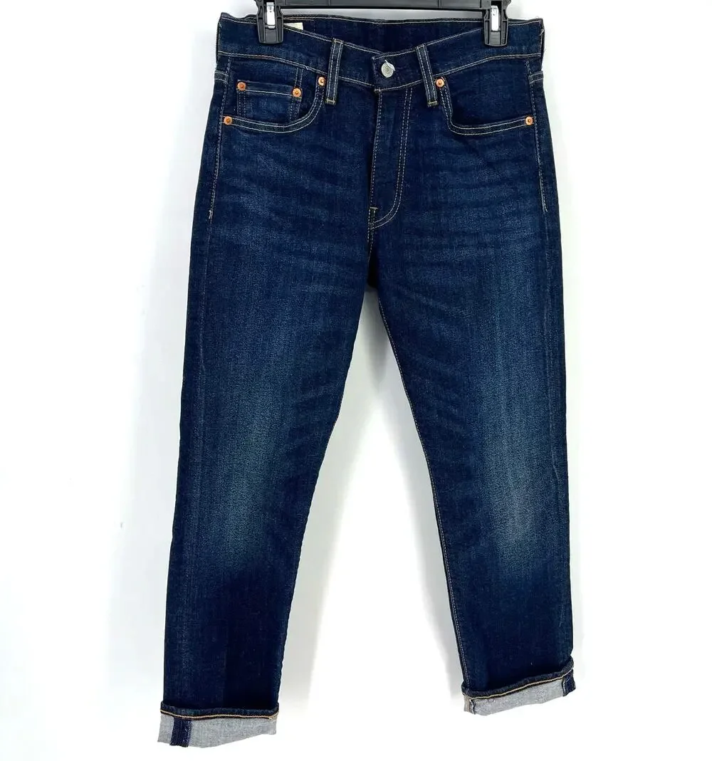 Levi's Big E 502 Jeans Mens Size 30 X 30 Dark Wash Stretch
